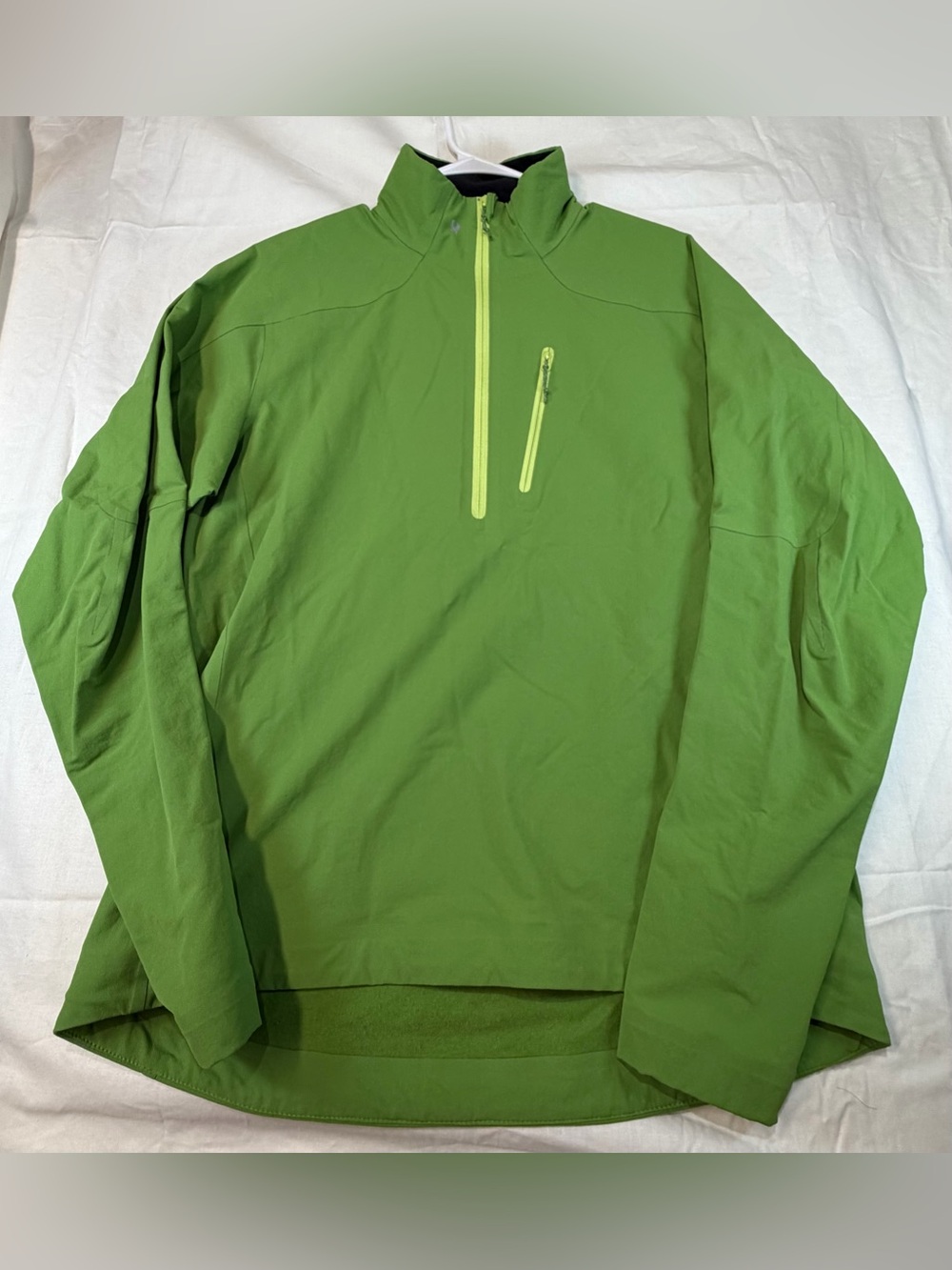 Stoic Men's Lightweight Green Quarter-Zip Shirt Jacket